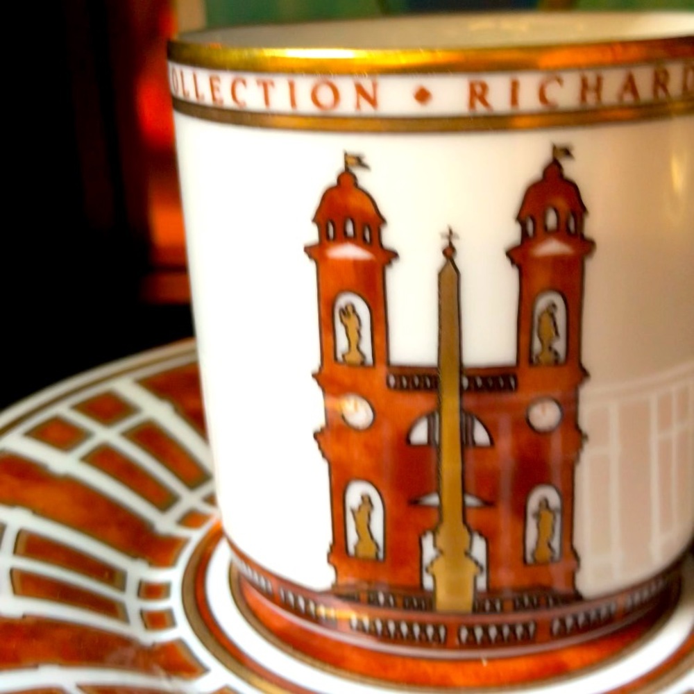 Vintage Italian Richard Ginori “Trinità dei Monti” Porcelain Cup & Saucer